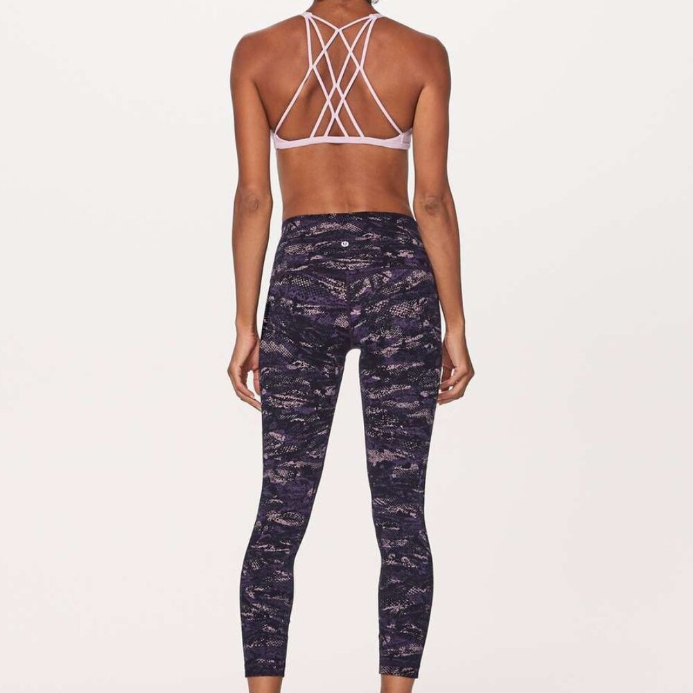 lululemon athletica Purple Patterned Leggings